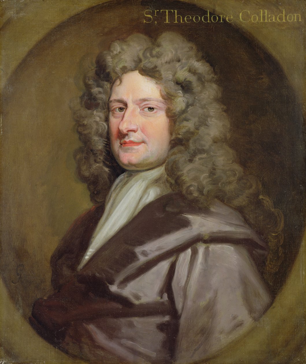Sir Theodore Colladon (öljy kankaalle) tekijältä Godfrey Kneller