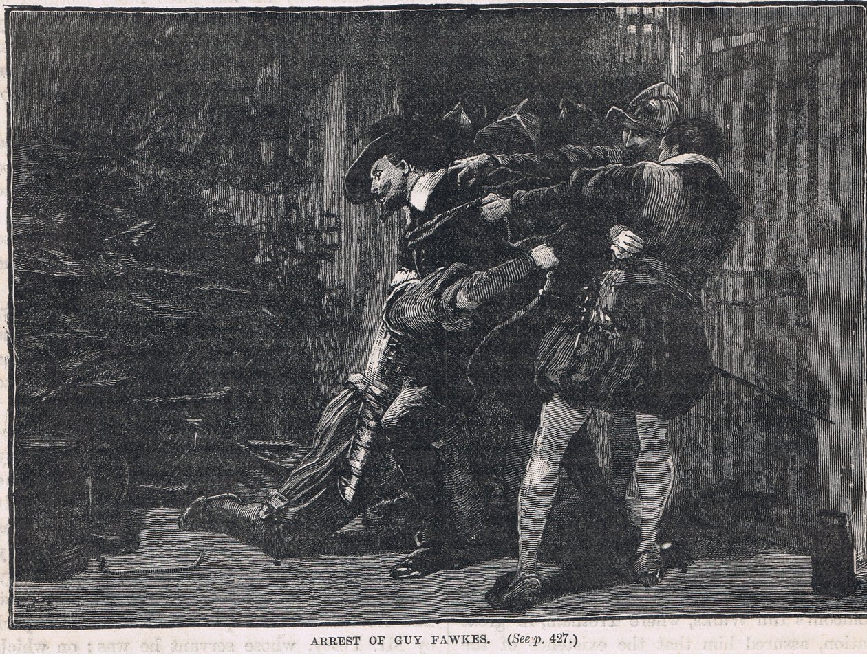 Guy Fawkesin pidätys 1605 tekijältä Gordon Frederick Browne