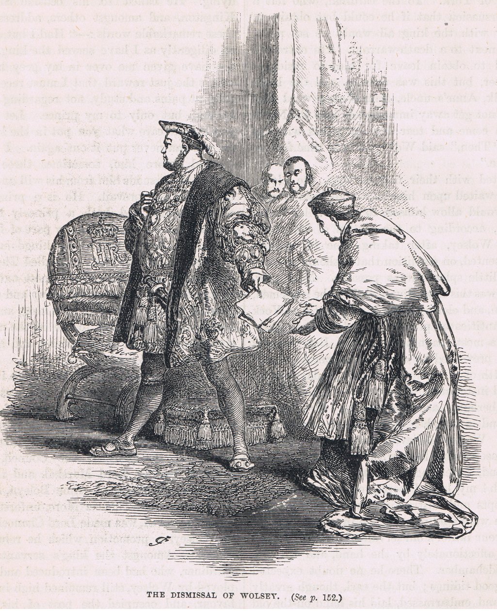 Wolseyn erottaminen 1530 tekijältä Gordon Frederick Browne