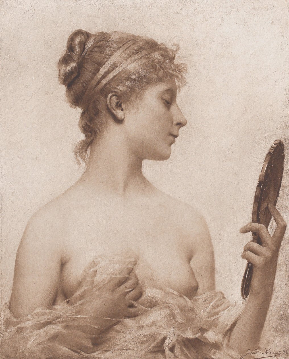 Peili, 1890. tekijältä Goupil and Co