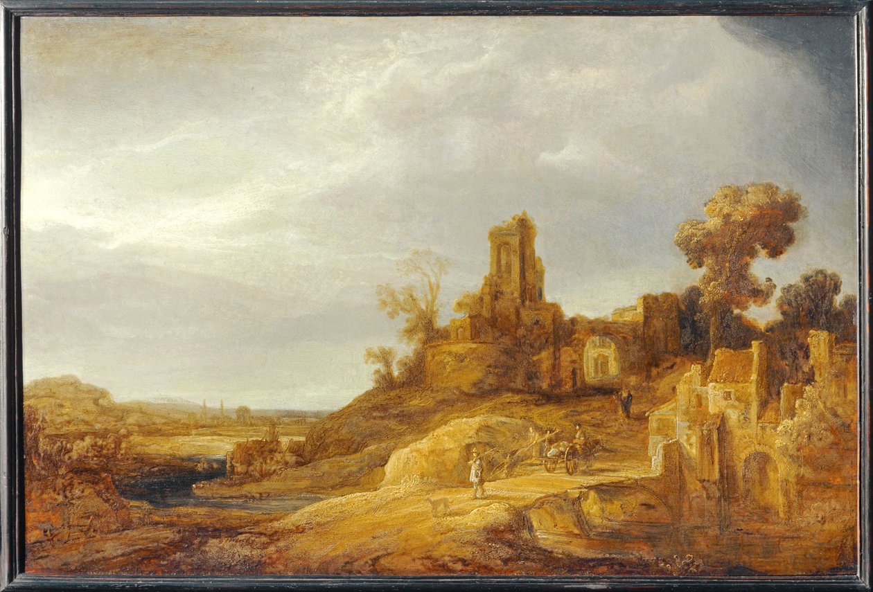 Maisema sillalla ... tekijältä Govaert Flinck