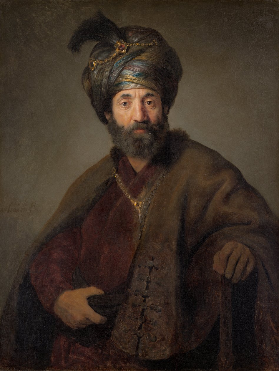 Mies itämaisessa puvussa tekijältä Govert Flink or Rembrandt