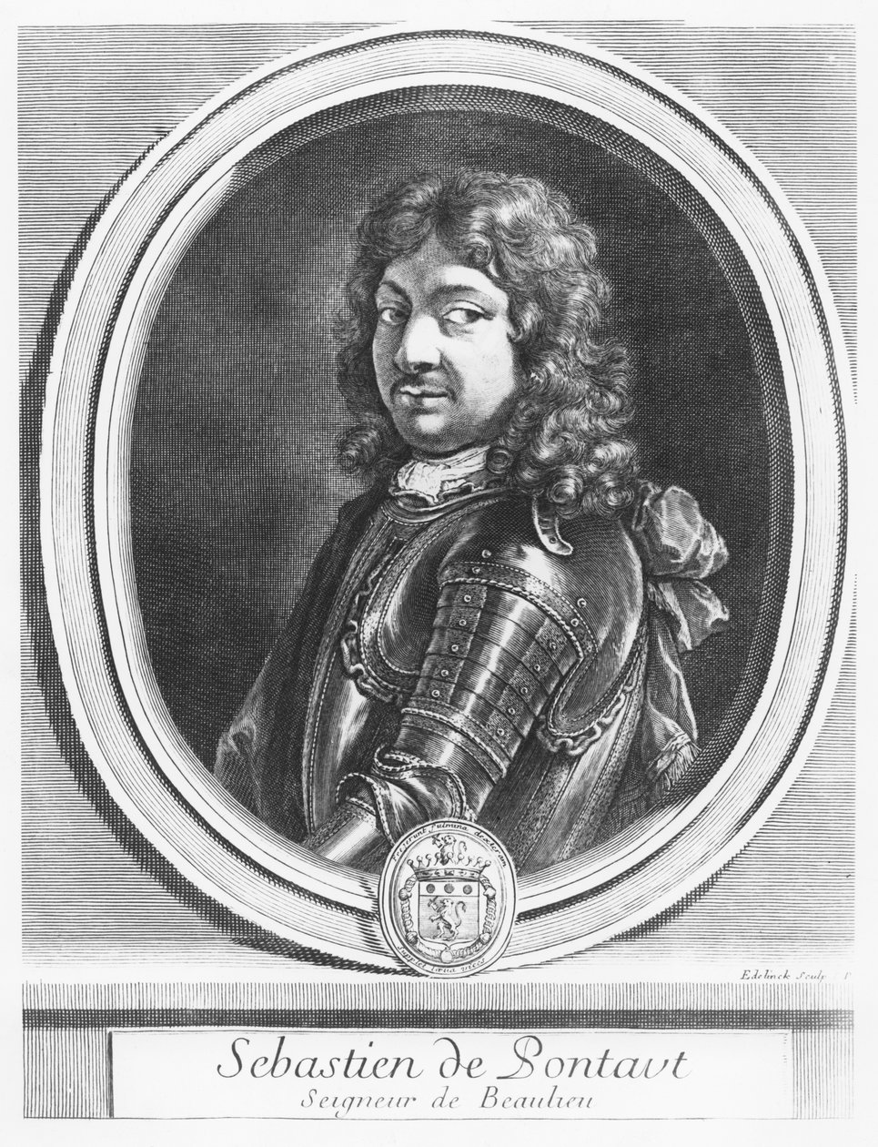 Sebastien de Pontault tekijältä Gérard Edelinck