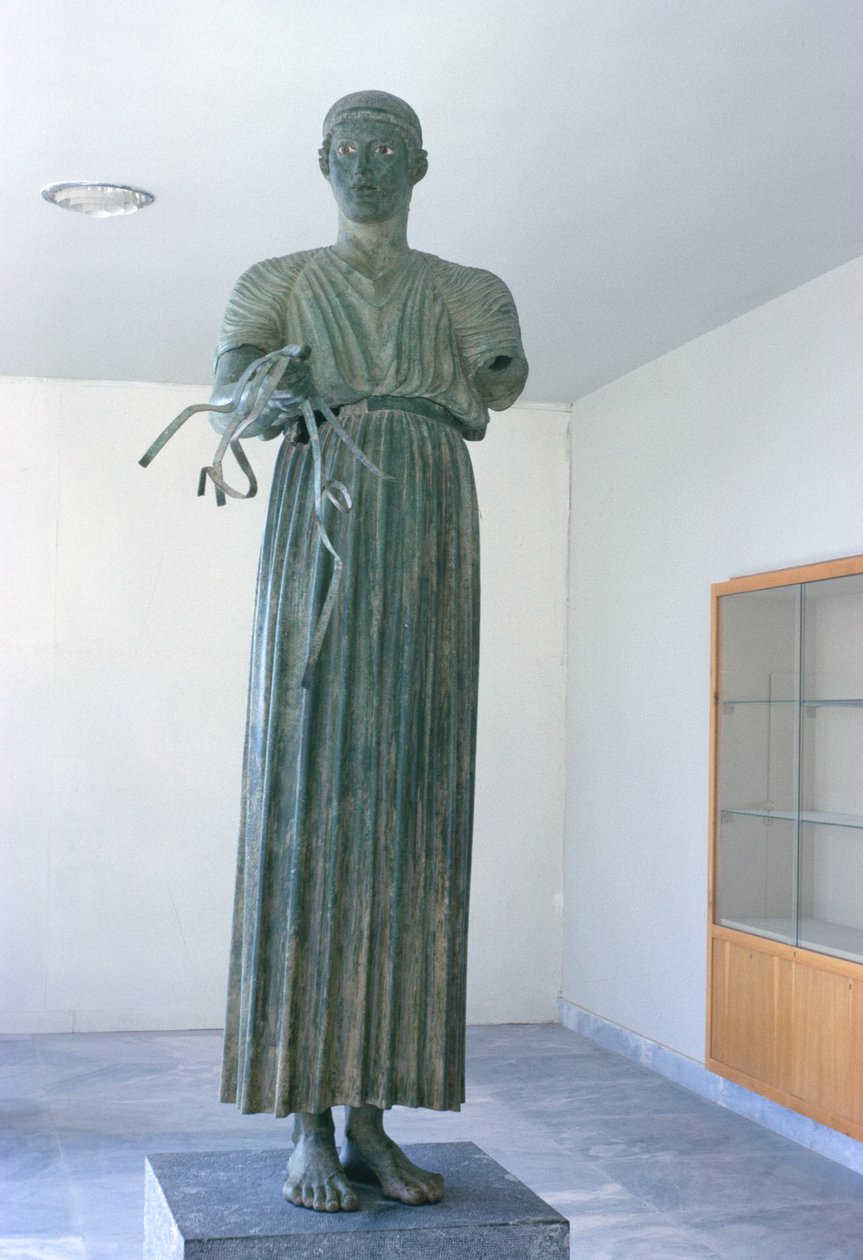 Charioteer, noin 475 eaa. (pronssi) tekijältä Greek
