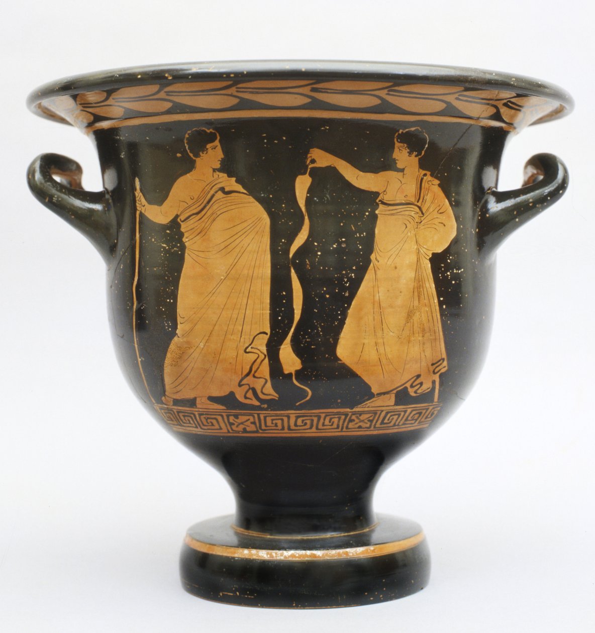 Kellomainen proto-apulialainen krateri Materasta, Italiasta (keraaminen) tekijältä Greek School