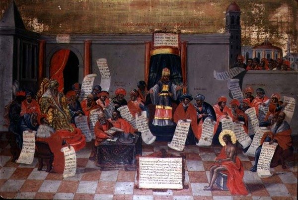 Kristus saarnaa lääkäreille tekijältä Greek School