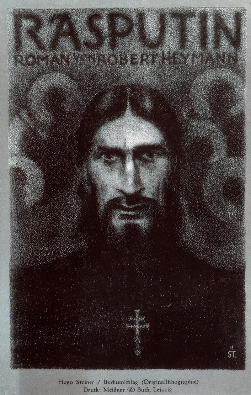 Rasputin / Buchumschlag 1919 tekijältä Grigori Jefimowitsch Rasputin
