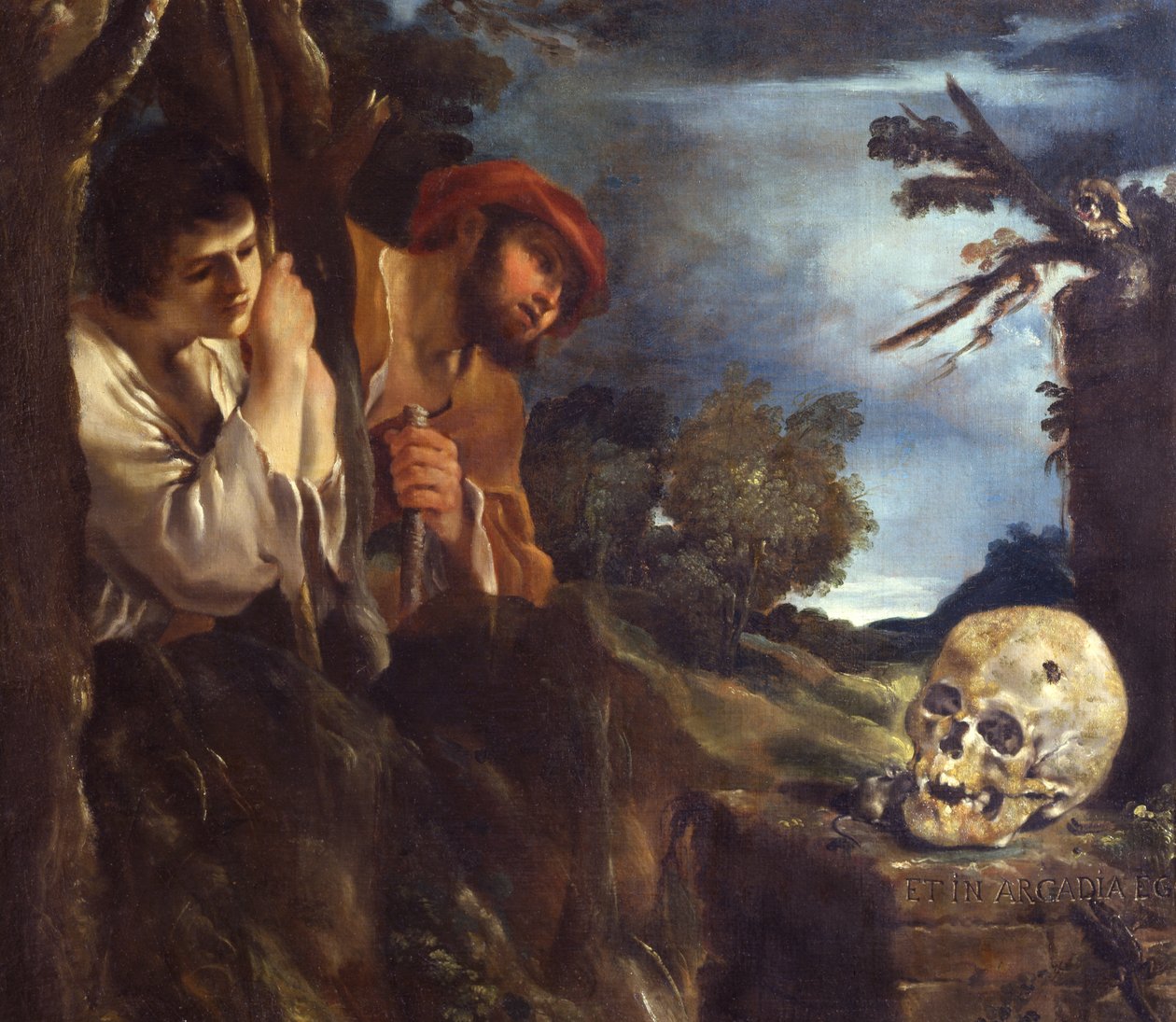 Arkadian paimen, n. 1618-22 tekijältä Giovanni Francesco Barbieri