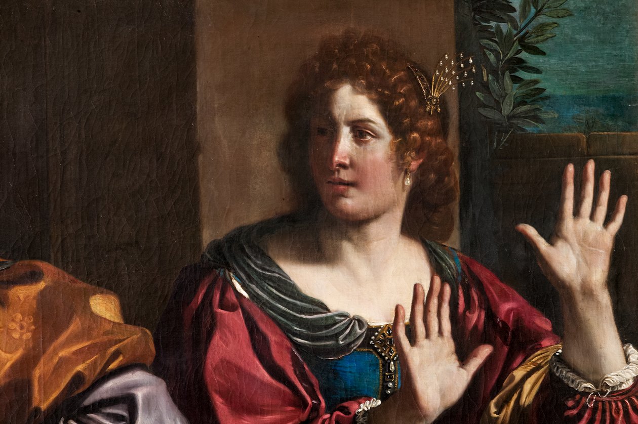 Amnon ja Tamar, yksityiskohta numerosta 2384639 tekijältä Guercino