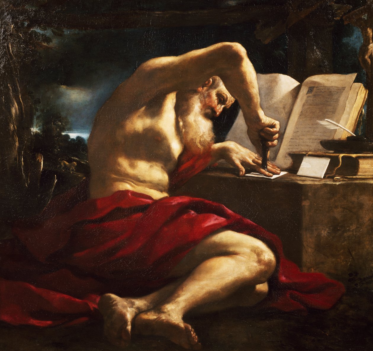 Pyhän Hieromuksen sinettikirje tekijältä Guercino