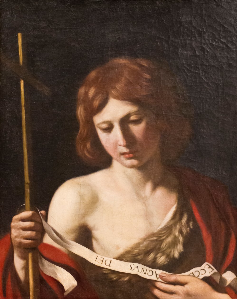 Pyhä Johannes Kastaja tekijältä Guercino (1591 1666)