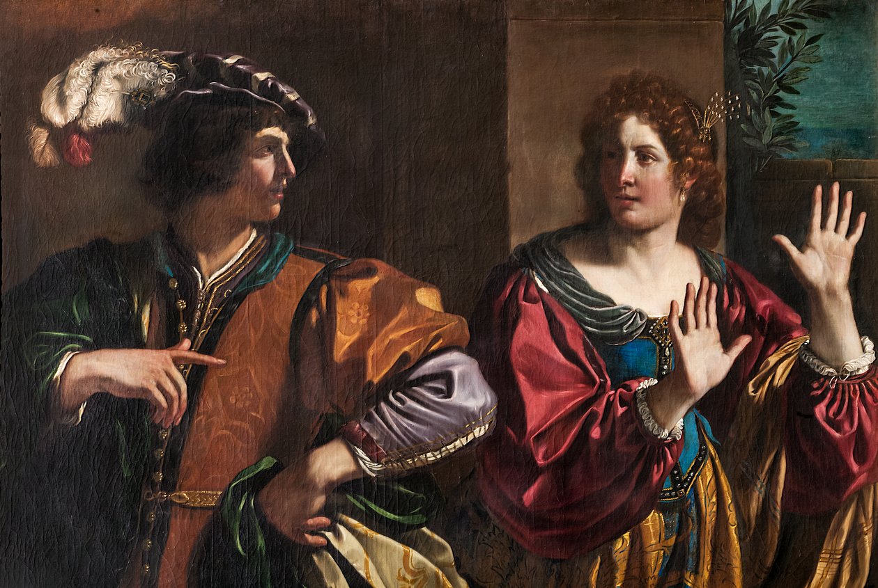 Amnon ja Tamar tekijältä Guercino