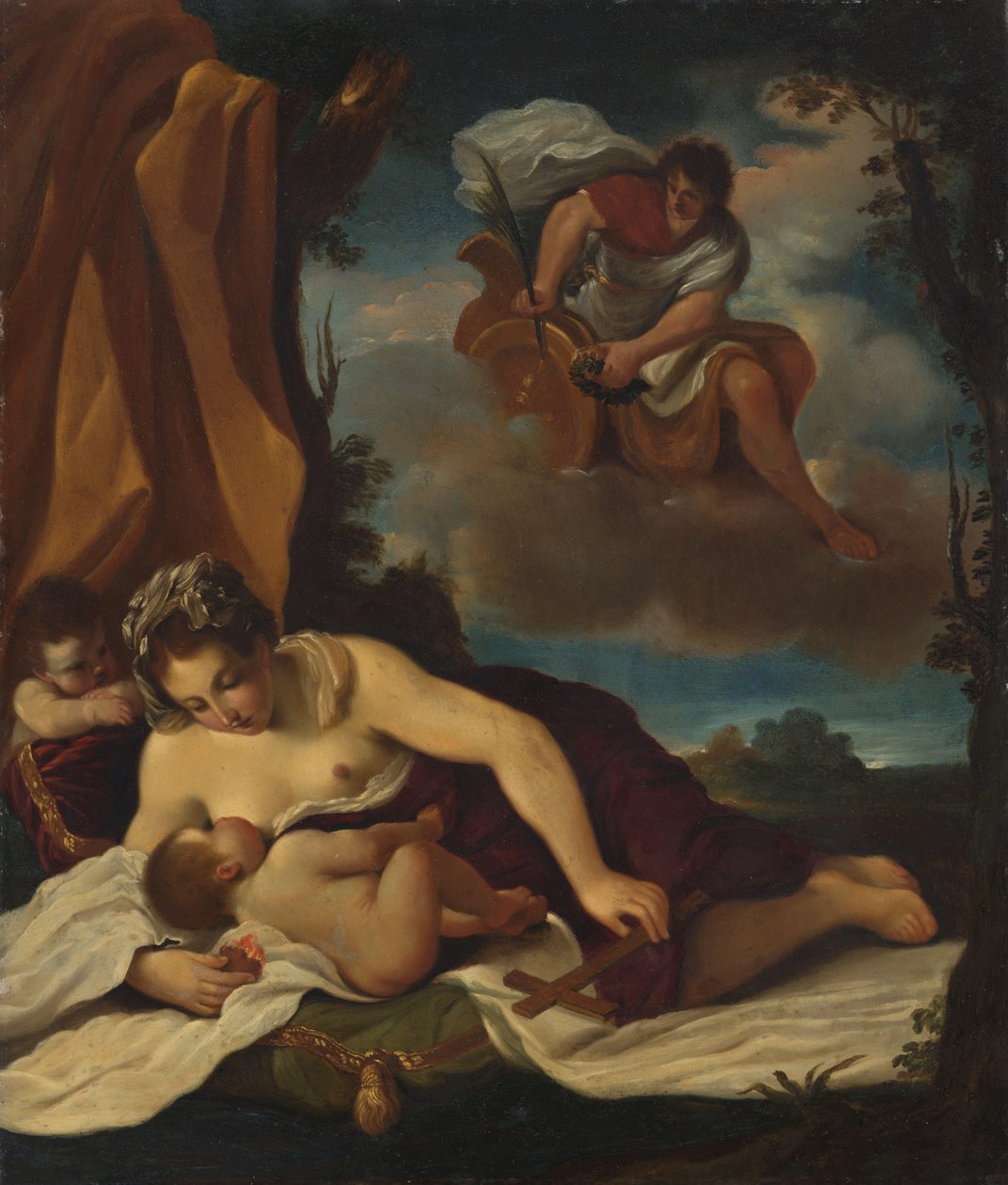 Caritas tekijältä Guercino (copy after)