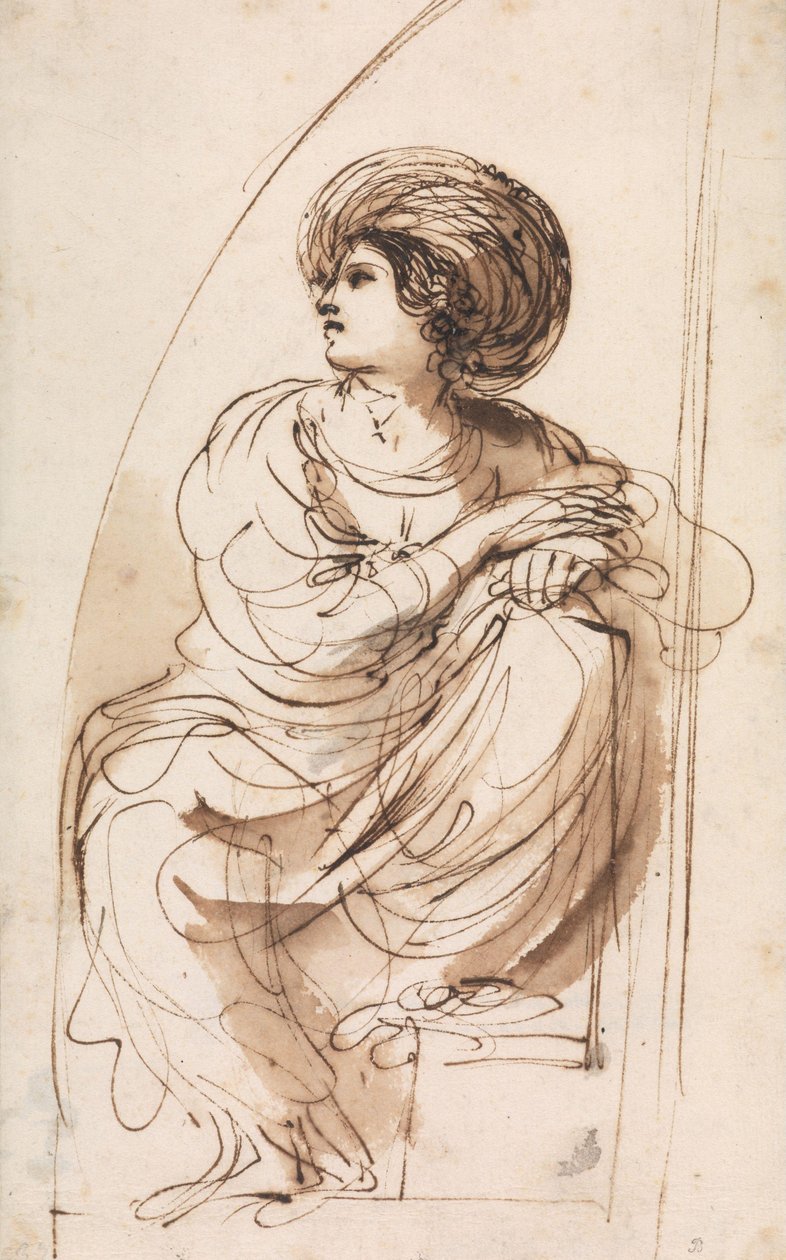 Sibylille tekijältä Guercino