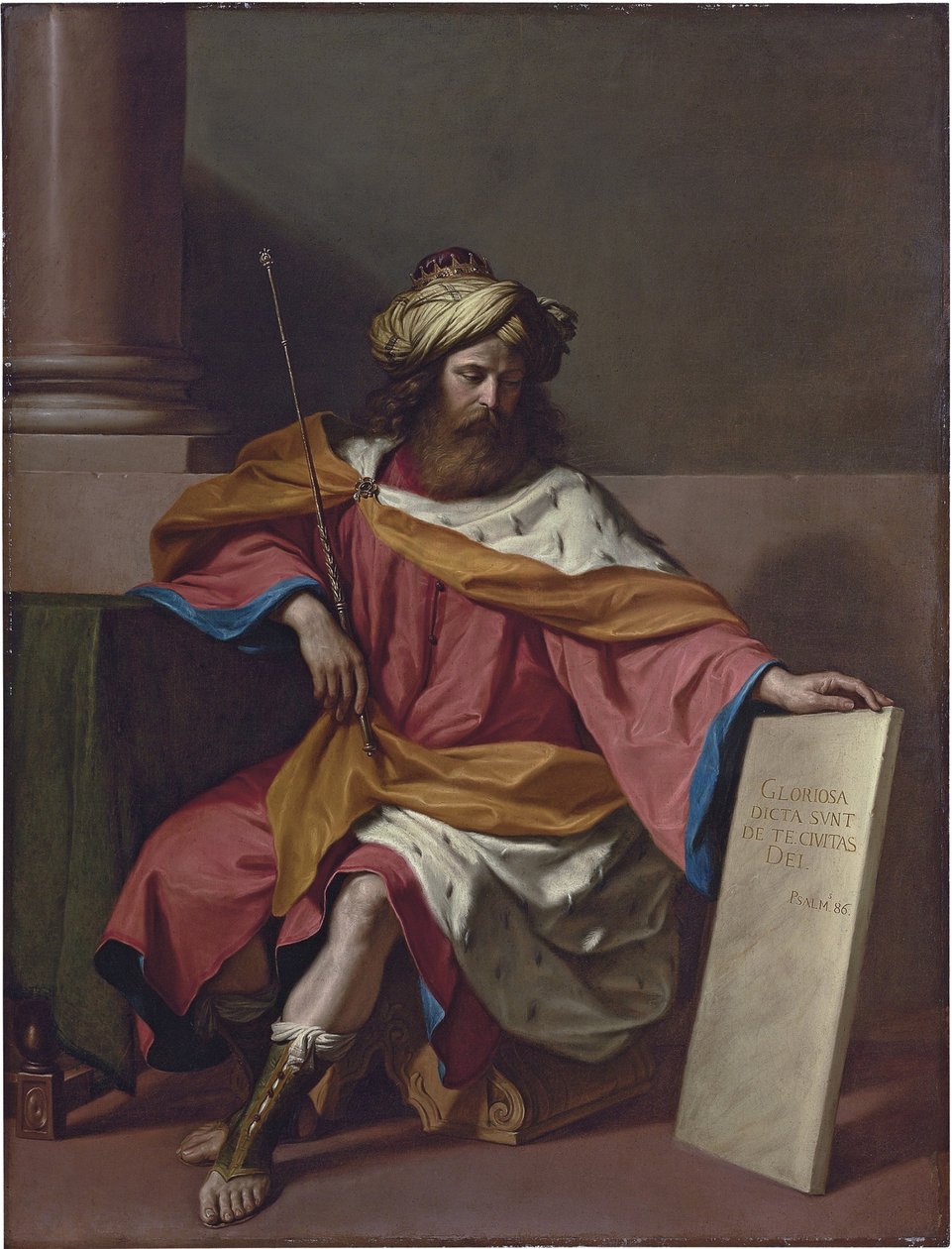 Kuningas Daavid tekijältä Guercino