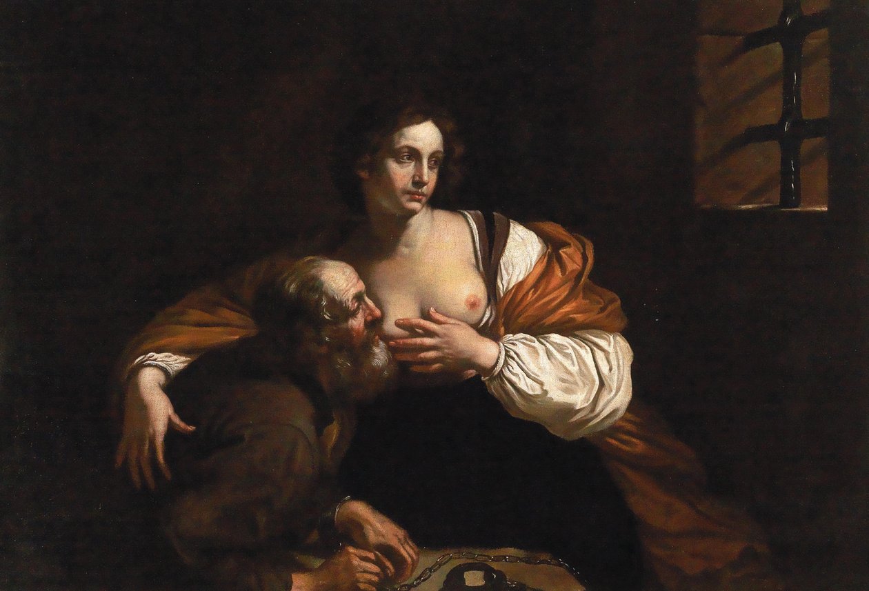 Roomalainen hyväntekeväisyys. tekijältä Guercino