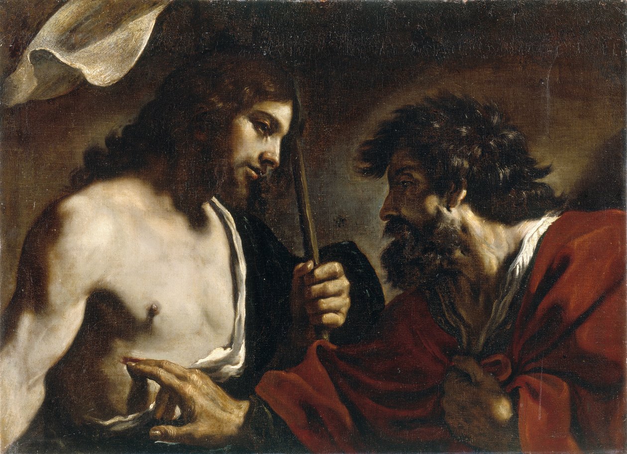 Pyhän Tuomaan uskottomuus tekijältä Guercino