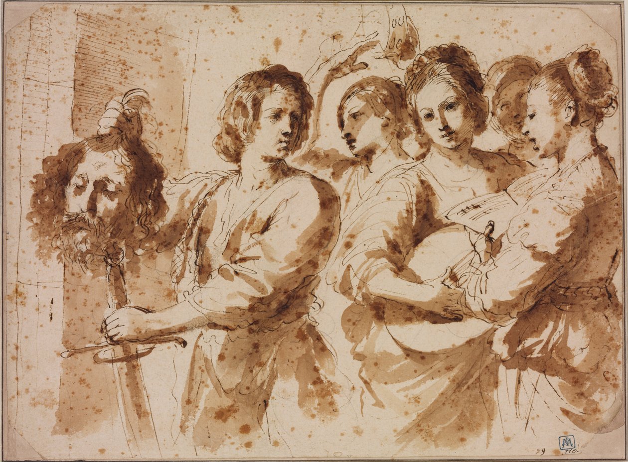 Daavidin voitto tekijältä Guercino