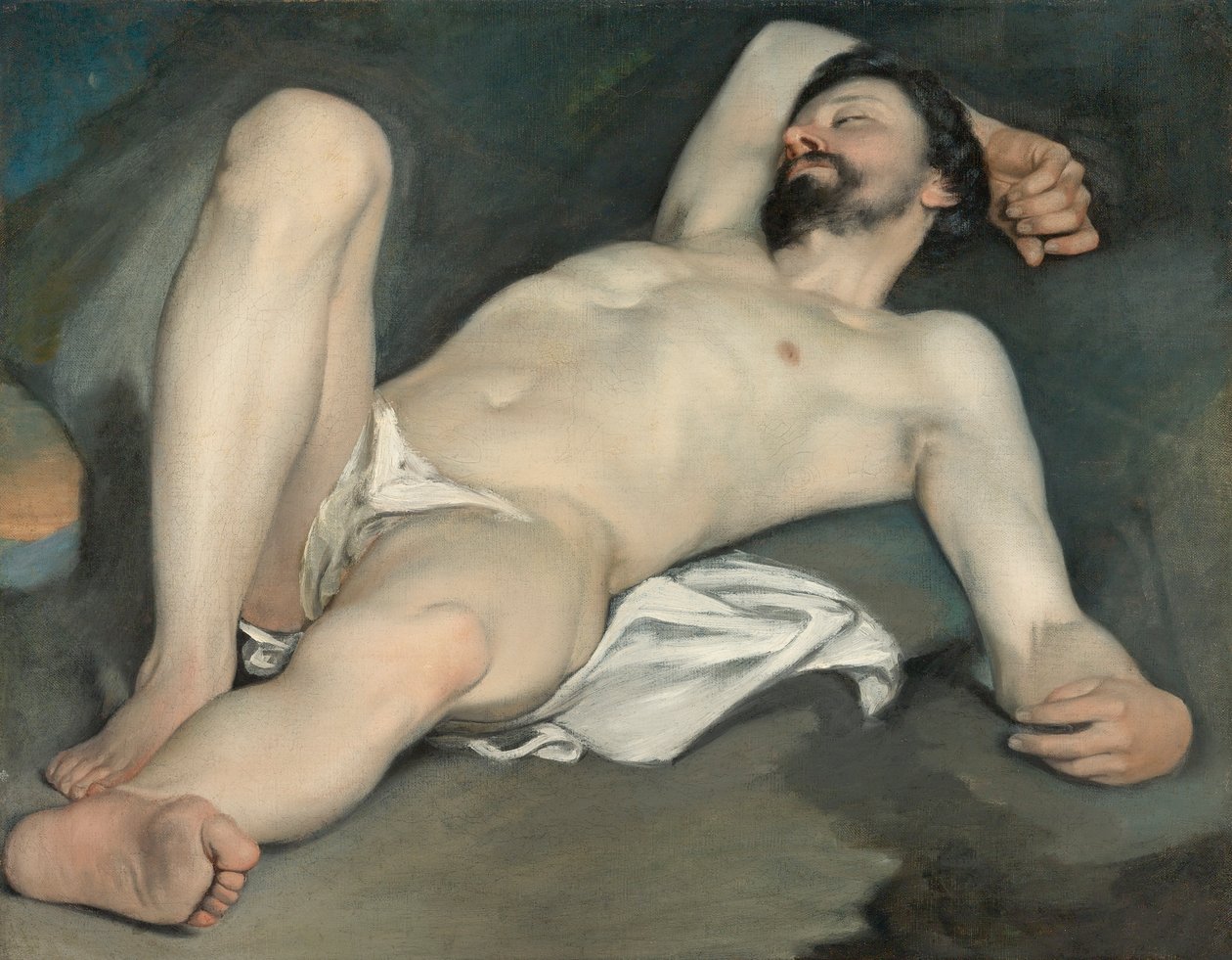 Makaava mies alasti tekijältä Guido Cagnacci