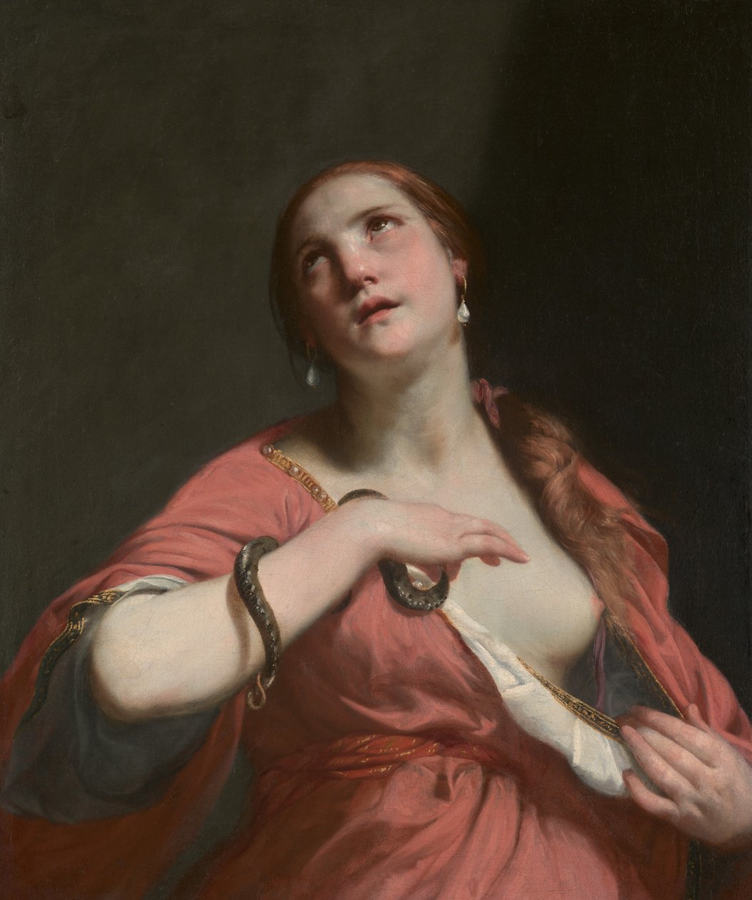 Kleopatran kuolema, n. 1645-55. tekijältä Guido Cagnacci