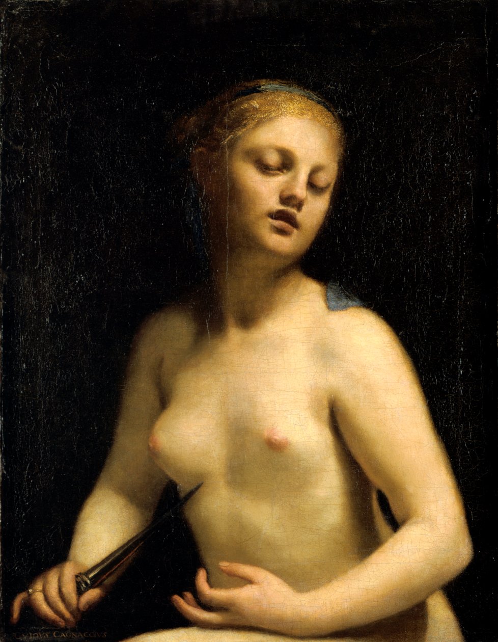 Lucretian kuolema, 1600-luku tekijältä Guido Cagnacci