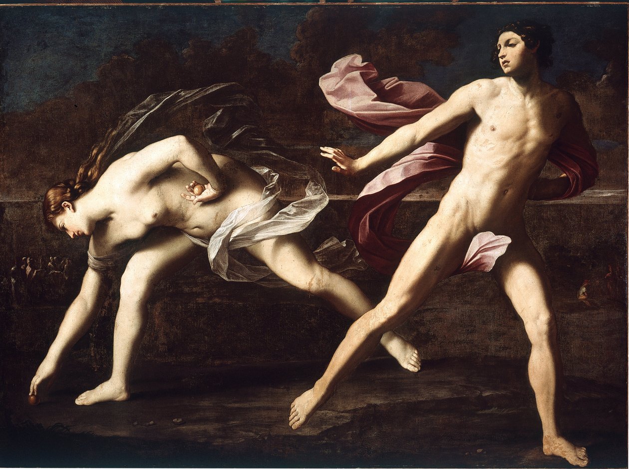 Atalanta ja Hippomenes tekijältä Guido Reni