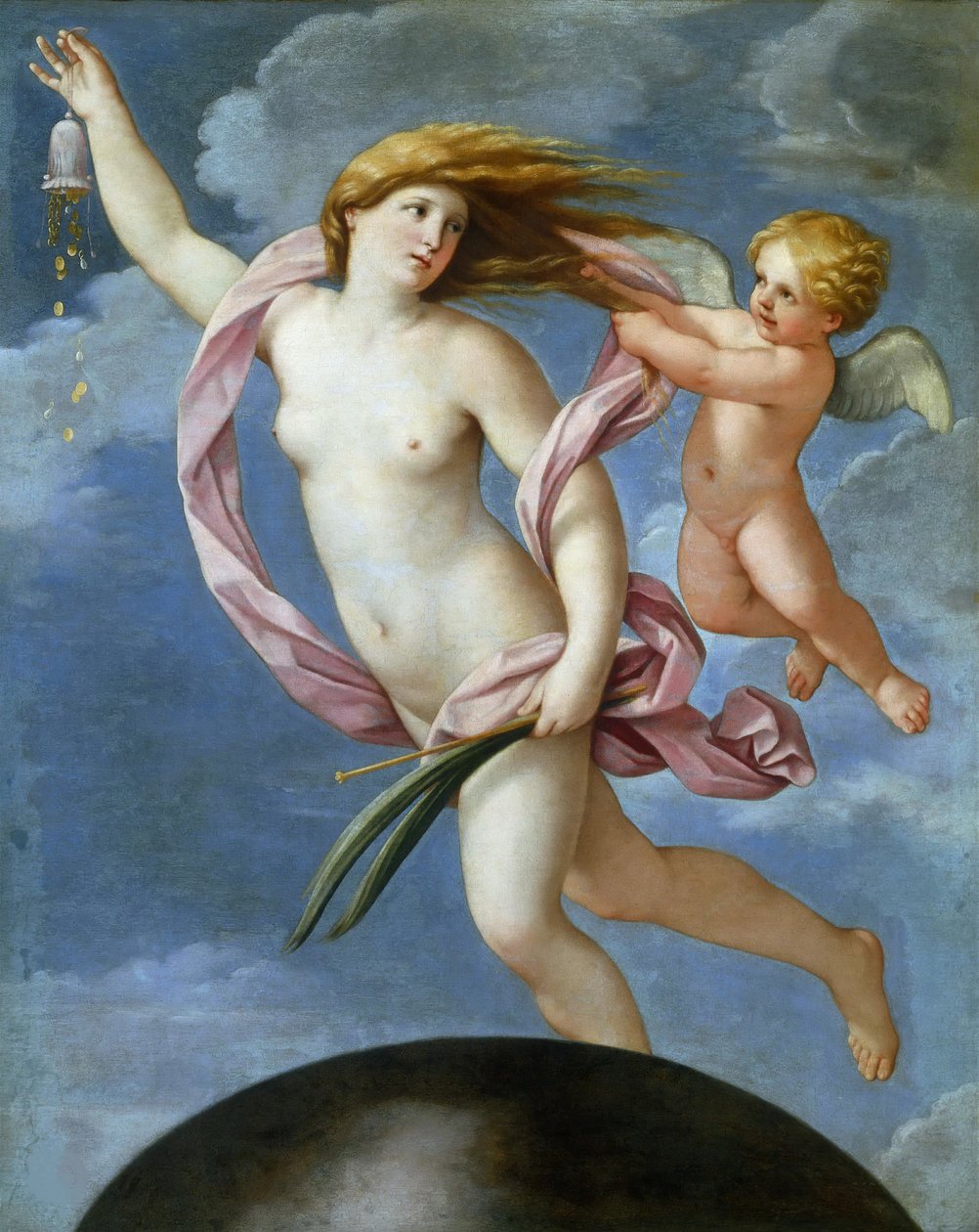 Fortuna kukkarolla, 1637. tekijältä Guido Reni