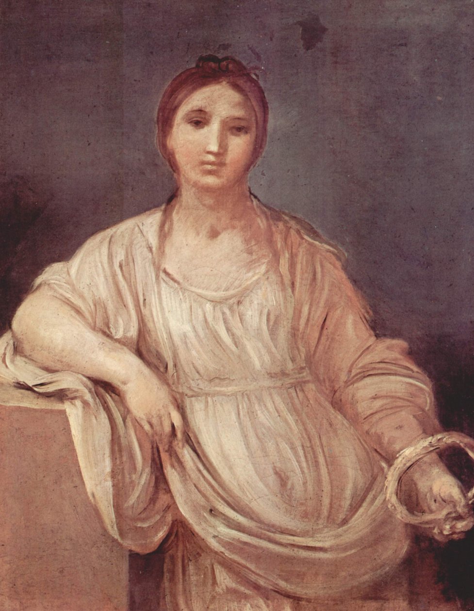 Tytön muotokuva kruunu päässä tekijältä Guido Reni
