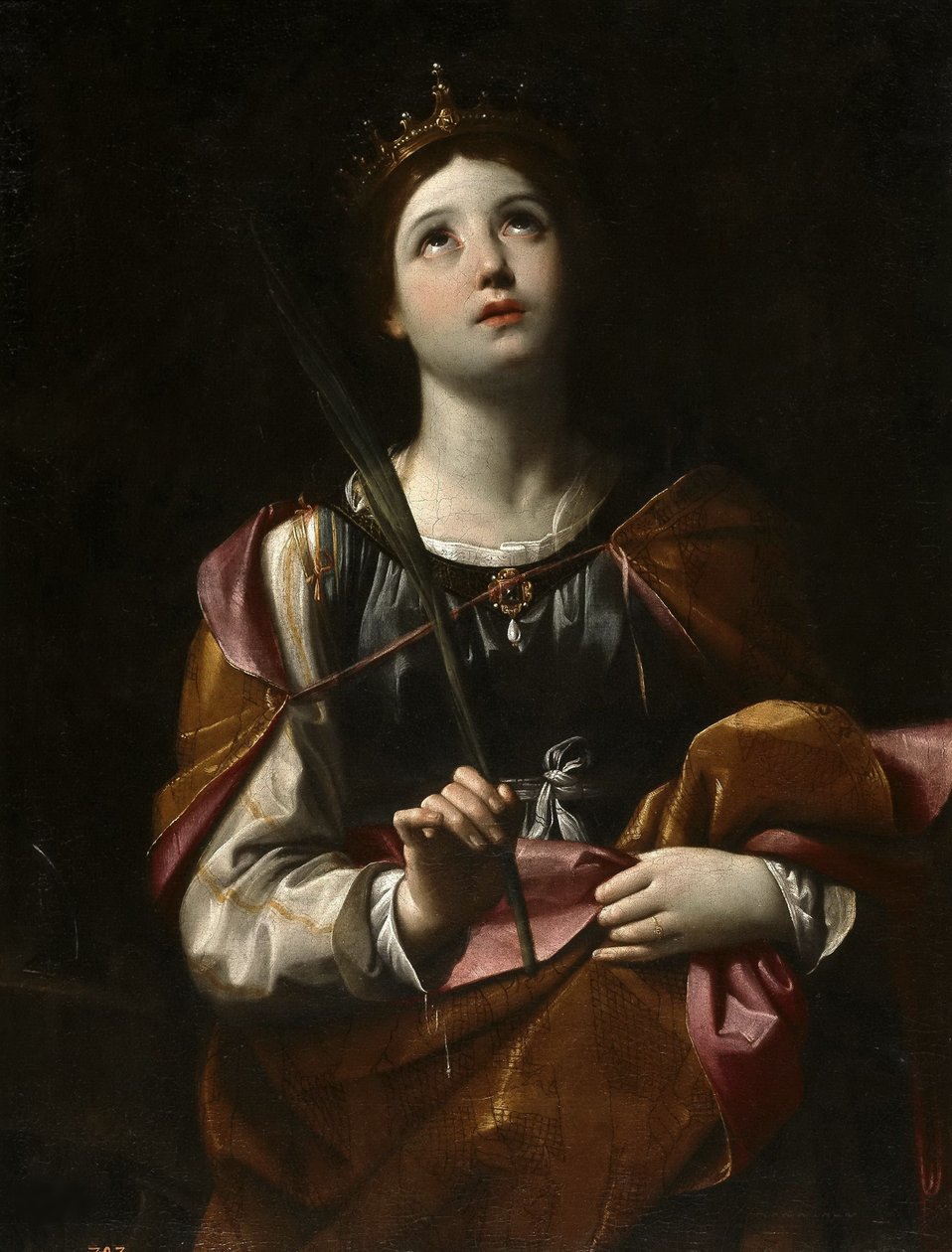 Pyhä Katariina Aleksandrialainen, noin 1606. tekijältä Guido Reni