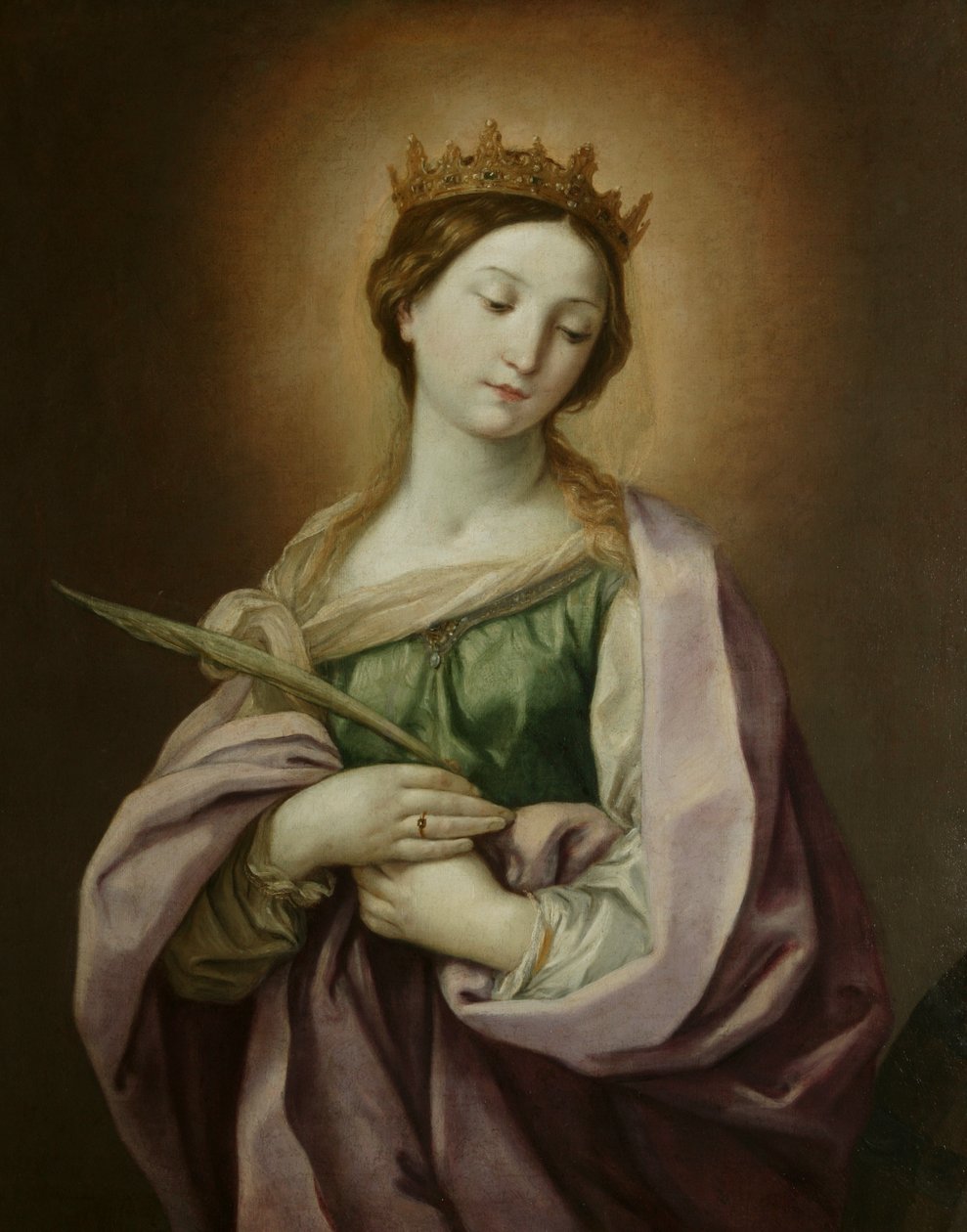 Pyhä Katariina, n. 1638-1640 (öljy kankaalle) tekijältä Guido Reni