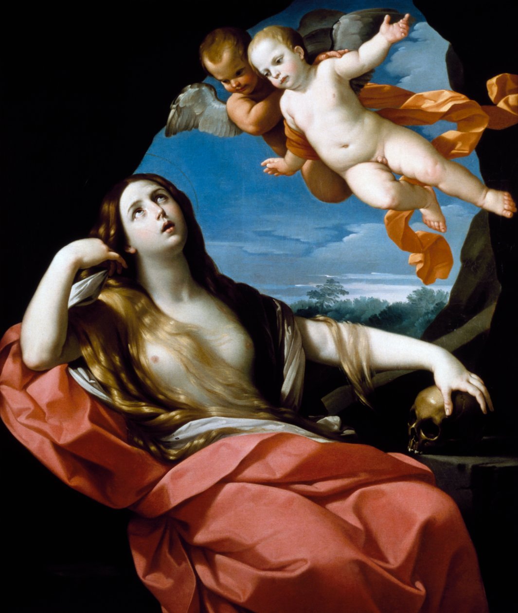 Pyhä Maria Magdaleena tekijältä Guido Reni