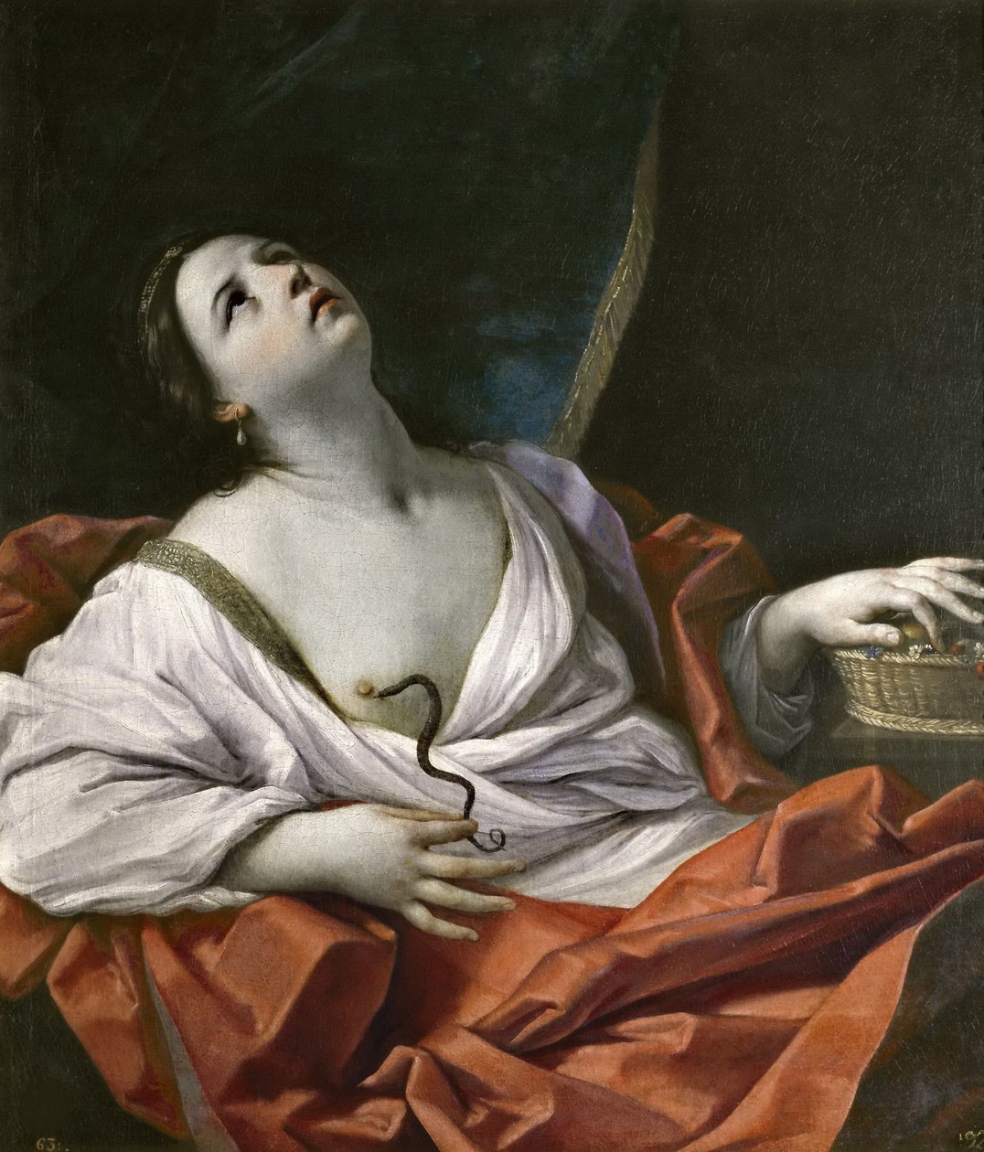 Kleopatran kuolema, n. 1640. tekijältä Guido Reni