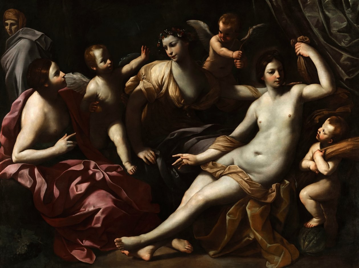 Neljä vuodenaikaa, c. 1620. tekijältä Guido Reni