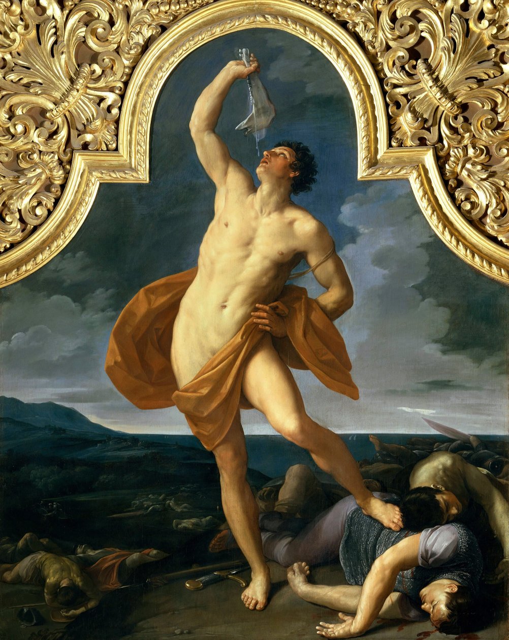 Voittaja Simson, 1614-1616. tekijältä Guido Reni