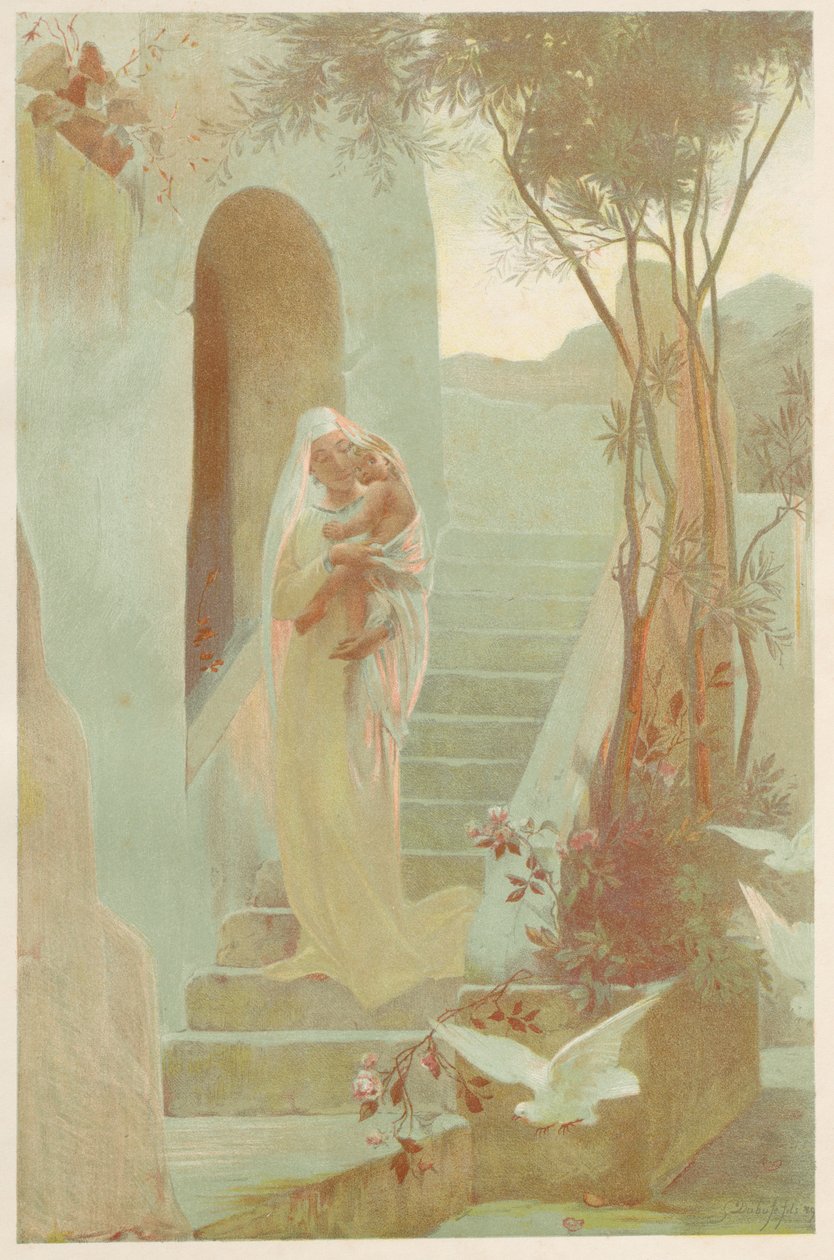 LEnfant, 1899. tekijältä Guillaume Dubufe