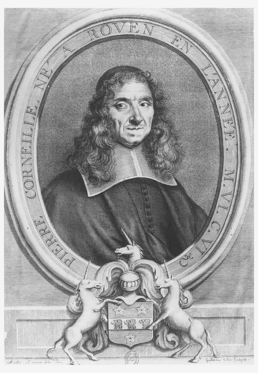 Pierre Corneille, 1663 tekijältä Guillelmus Vallet