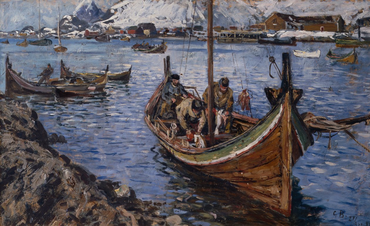 Kalastusveneet, Lofootit tekijältä Gunnar Berg