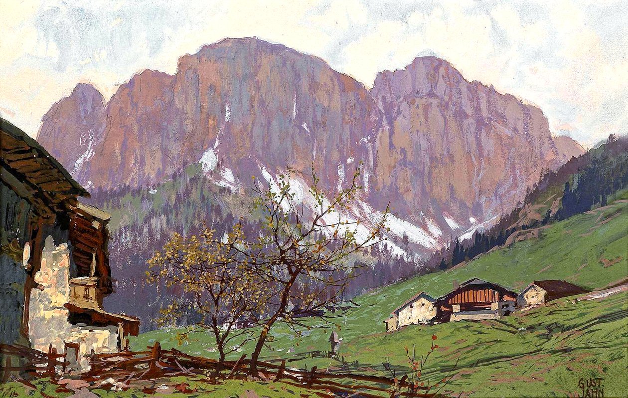 Bergmotiv tekijältä Gustav Jahn
