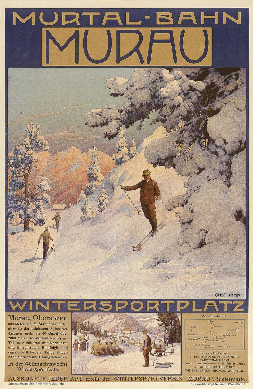 Murtal -Bahn - Murau - Wintersportplatz tekijältä Gustav Jahn