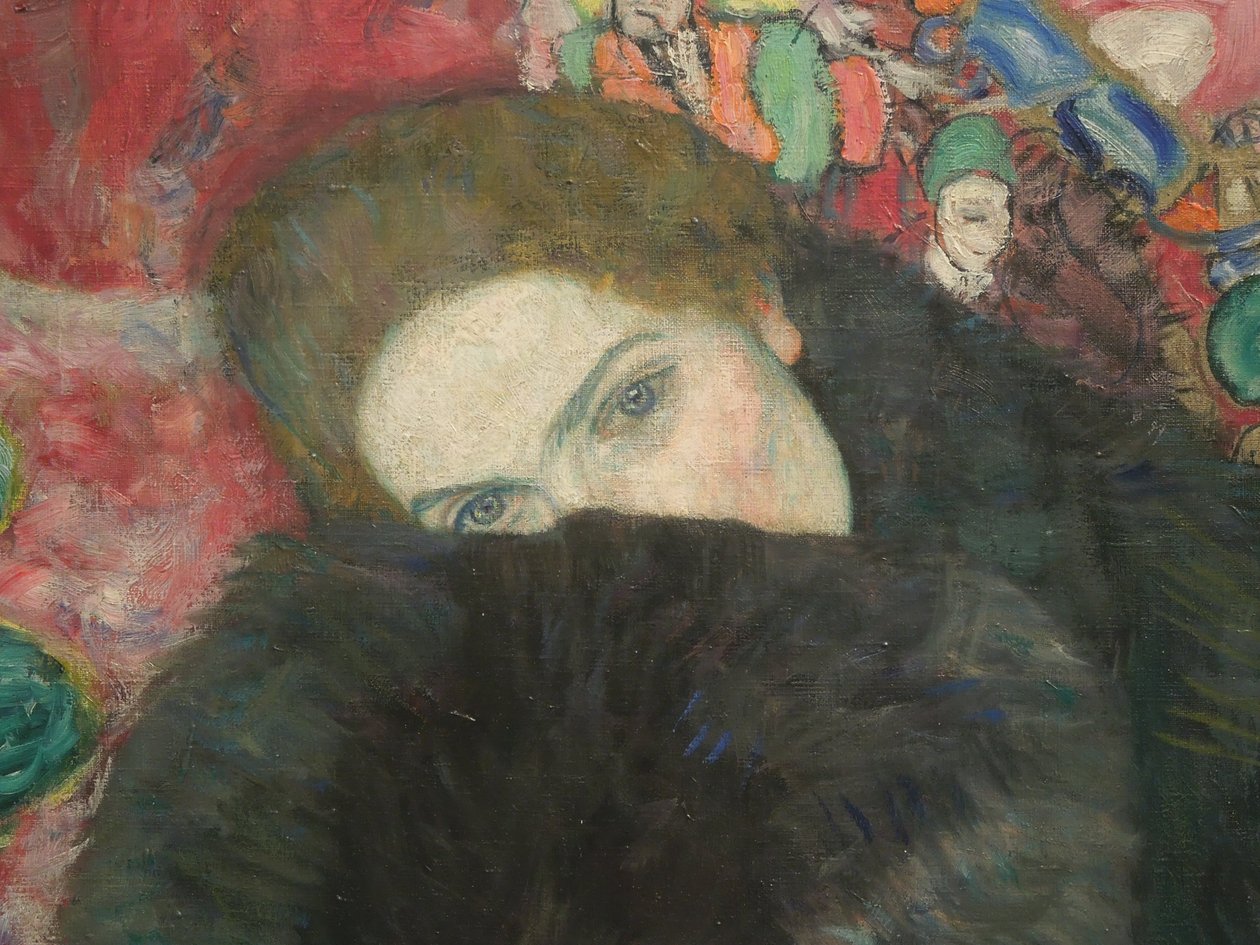 Rouva muffin kanssa tekijältä Gustav Klimt