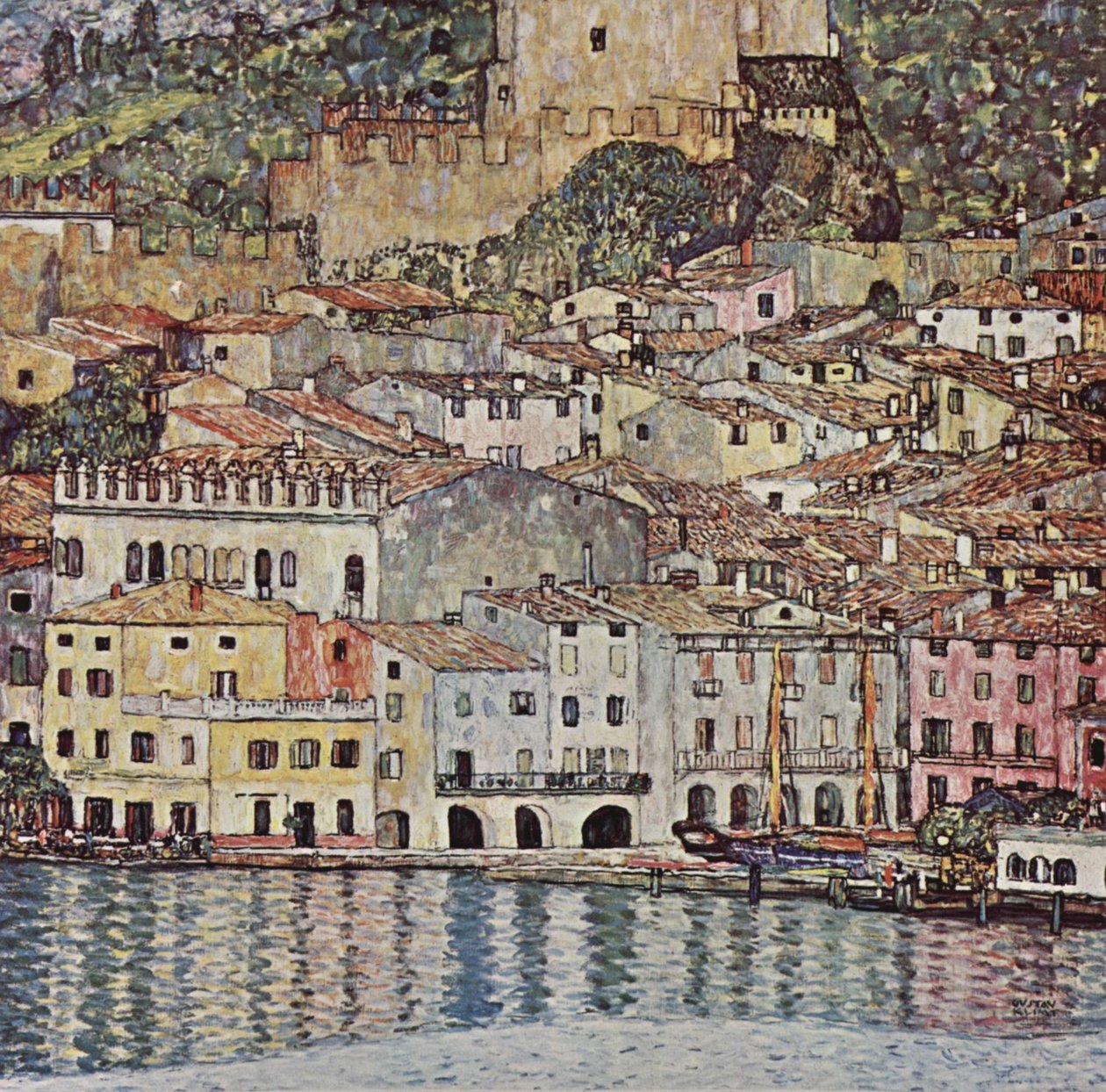 Malcesine am Gardasee tekijältä Gustav Klimt