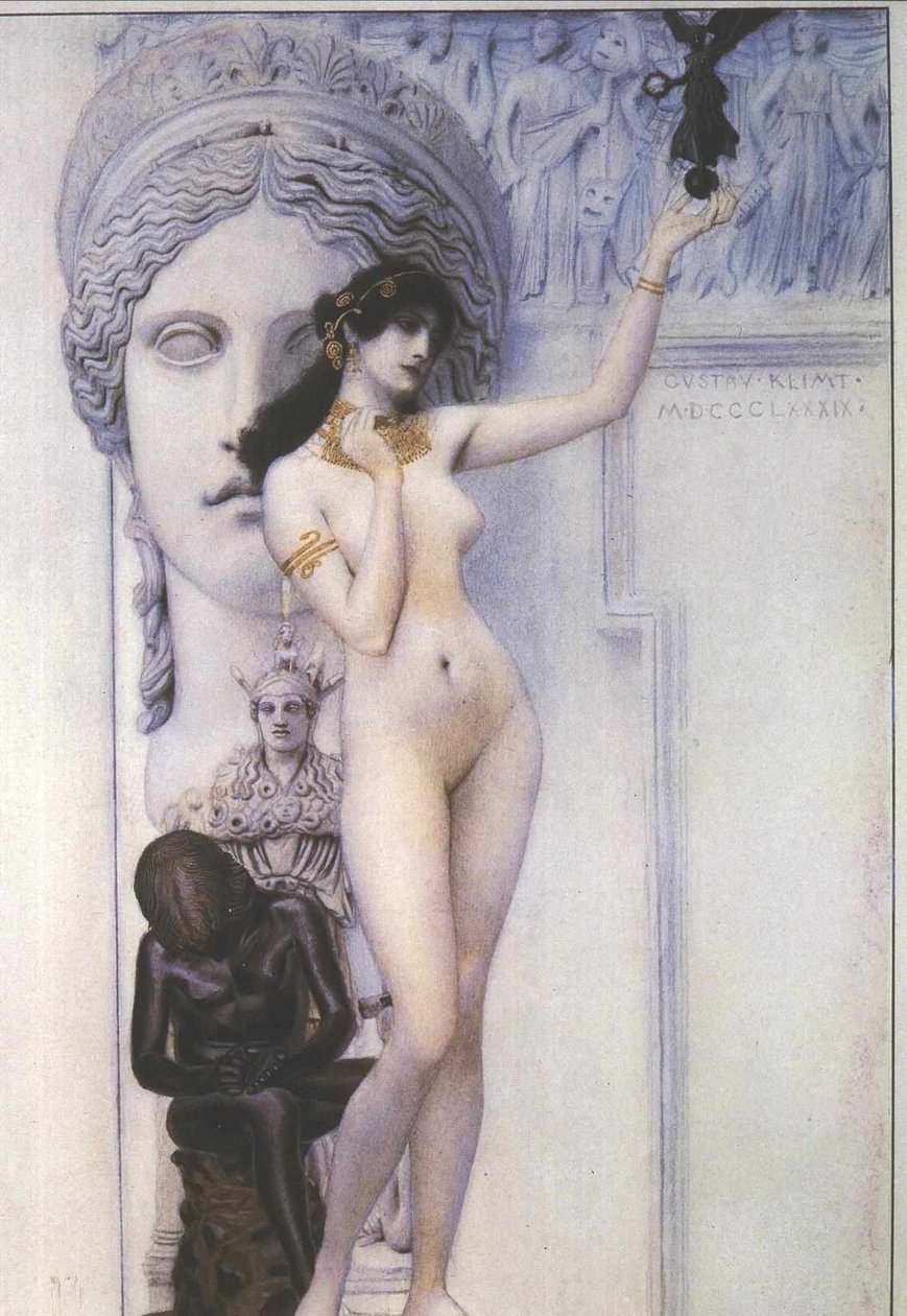 Allegorie der Skulptur tekijältä Gustav Klimt