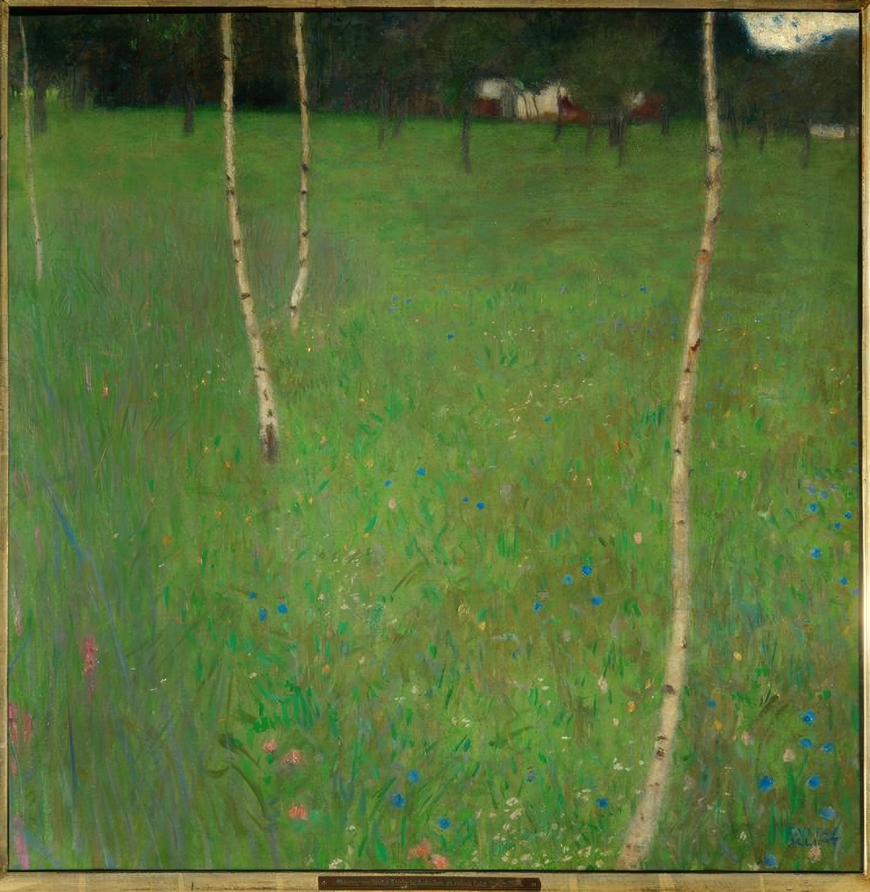 Bauernhaus mit Birken tekijältä Gustav Klimt