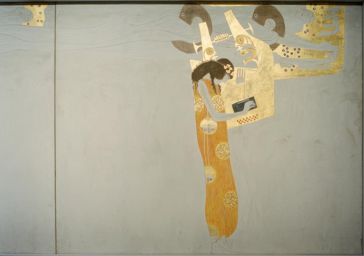 Beethovenfries – Die schwebenden Genien: Poesie tekijältä Gustav Klimt