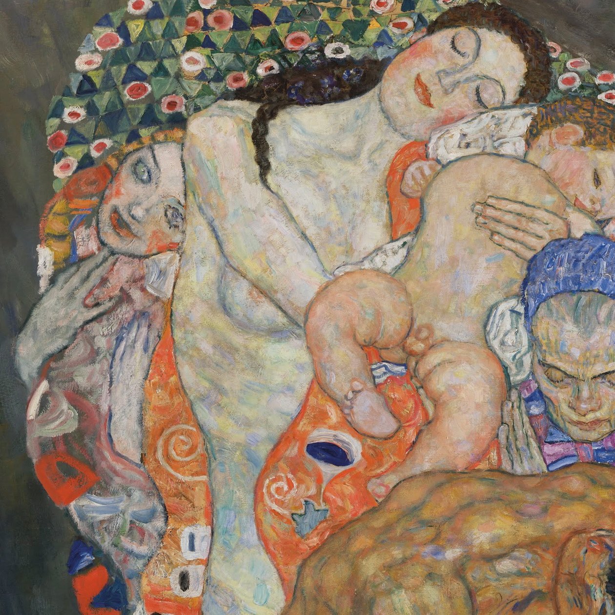 Kuolema ja elämä tekijältä Gustav Klimt
