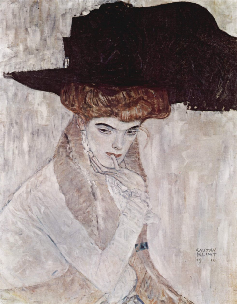 Der schwarze Hut tekijältä Gustav Klimt