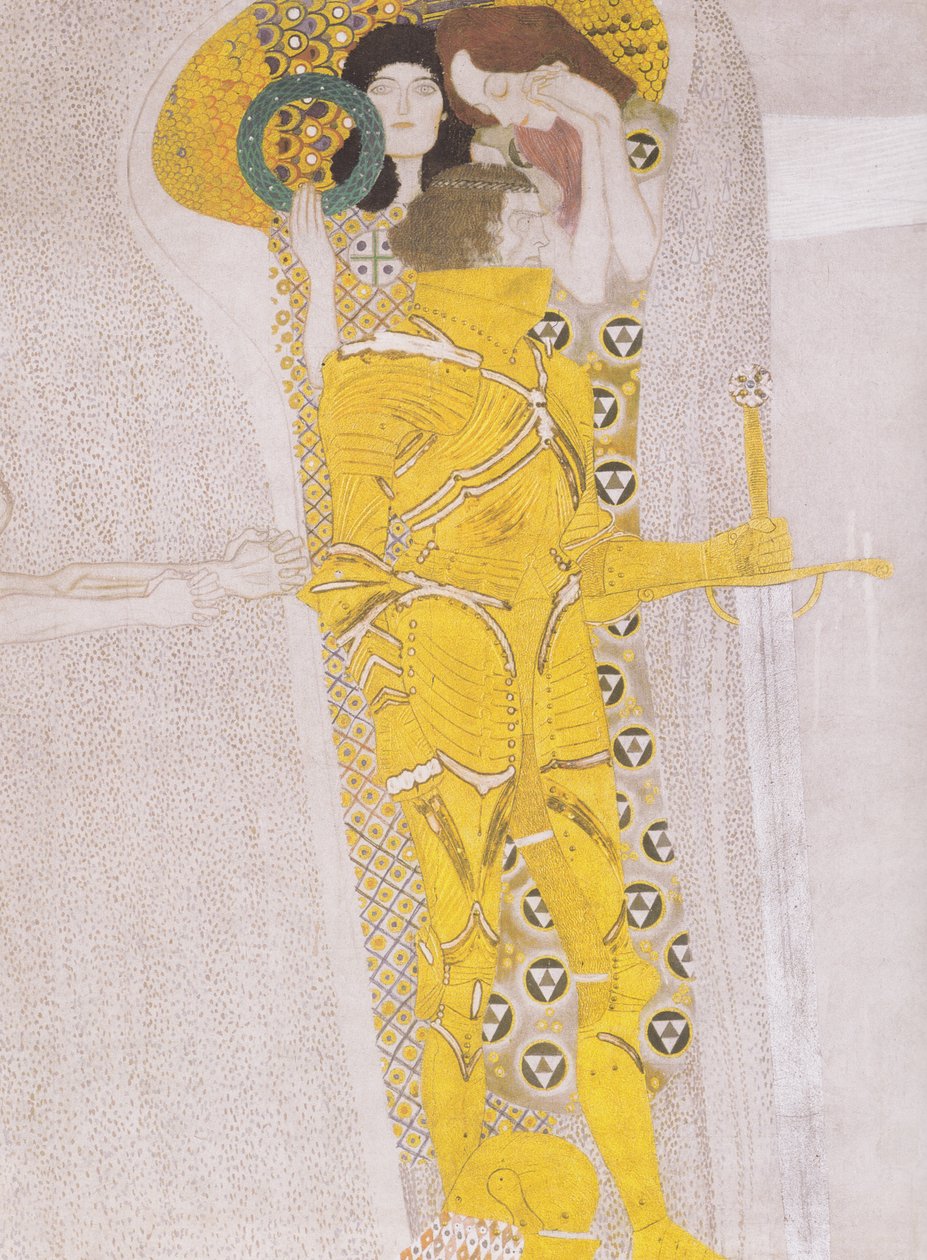 Hyvin aseistettu voimamies.jpeg tekijältä Gustav Klimt
