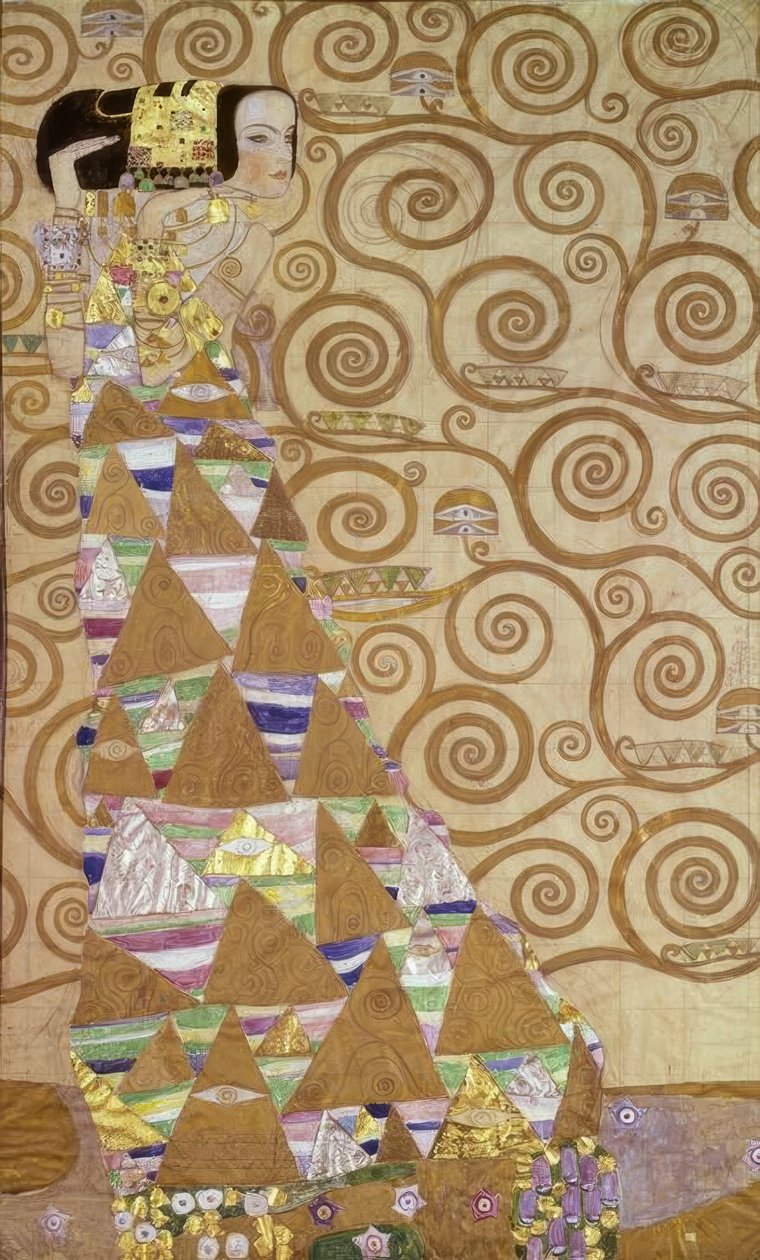 Die Erwartung tekijältä Gustav Klimt