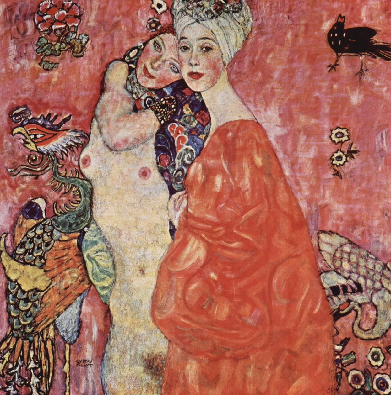 Die Freundinnen tekijältä Gustav Klimt