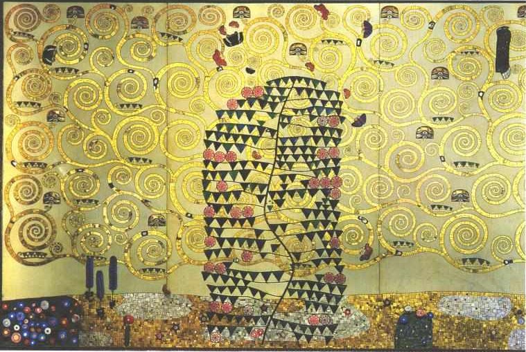 Erfüllung - Toteutus - Werkvorlage zum Stocletfries tekijältä Gustav Klimt
